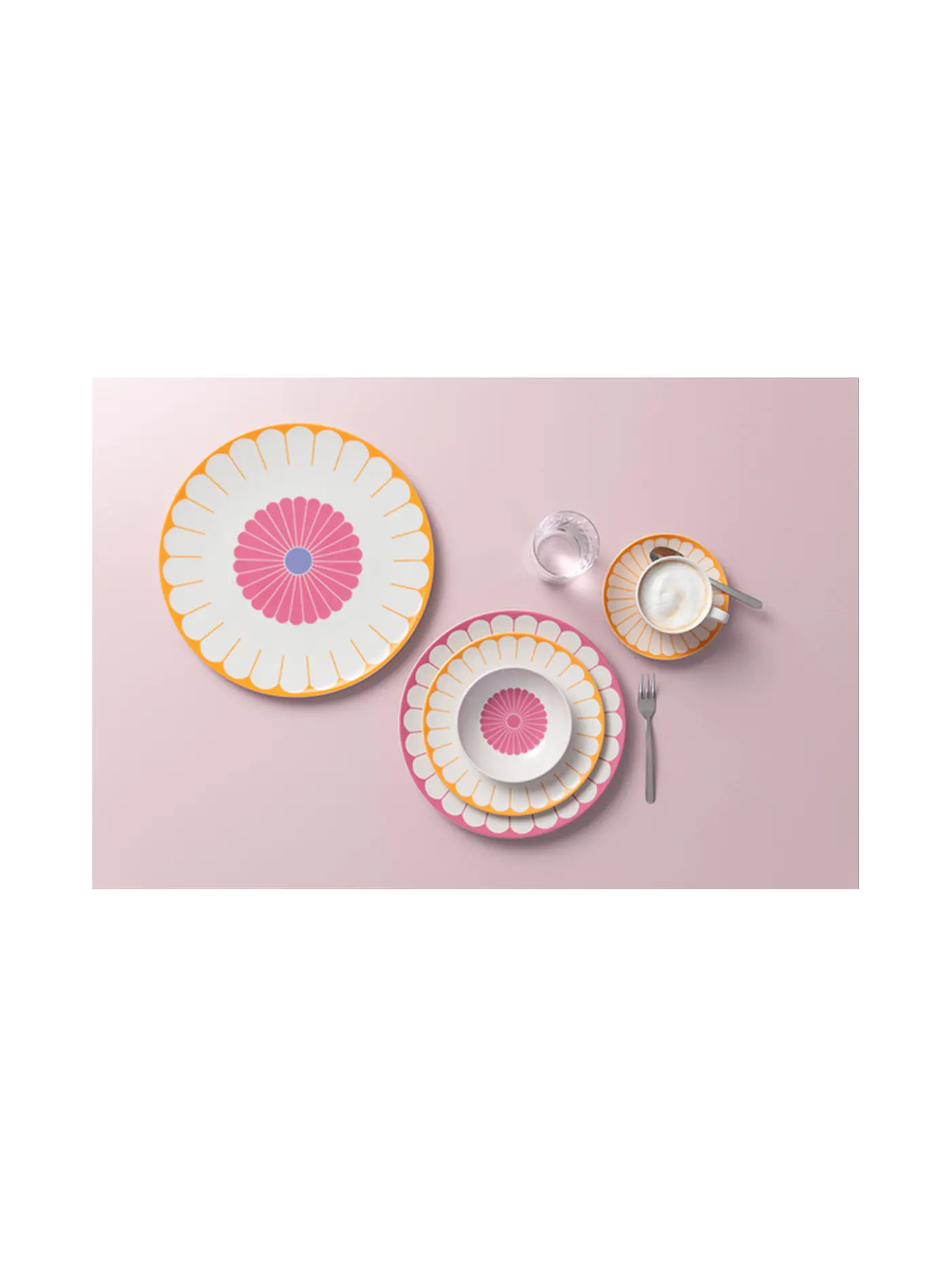 VILLEROY & BOCH | Dessertteller 21cm FLEUR VERT | rosa